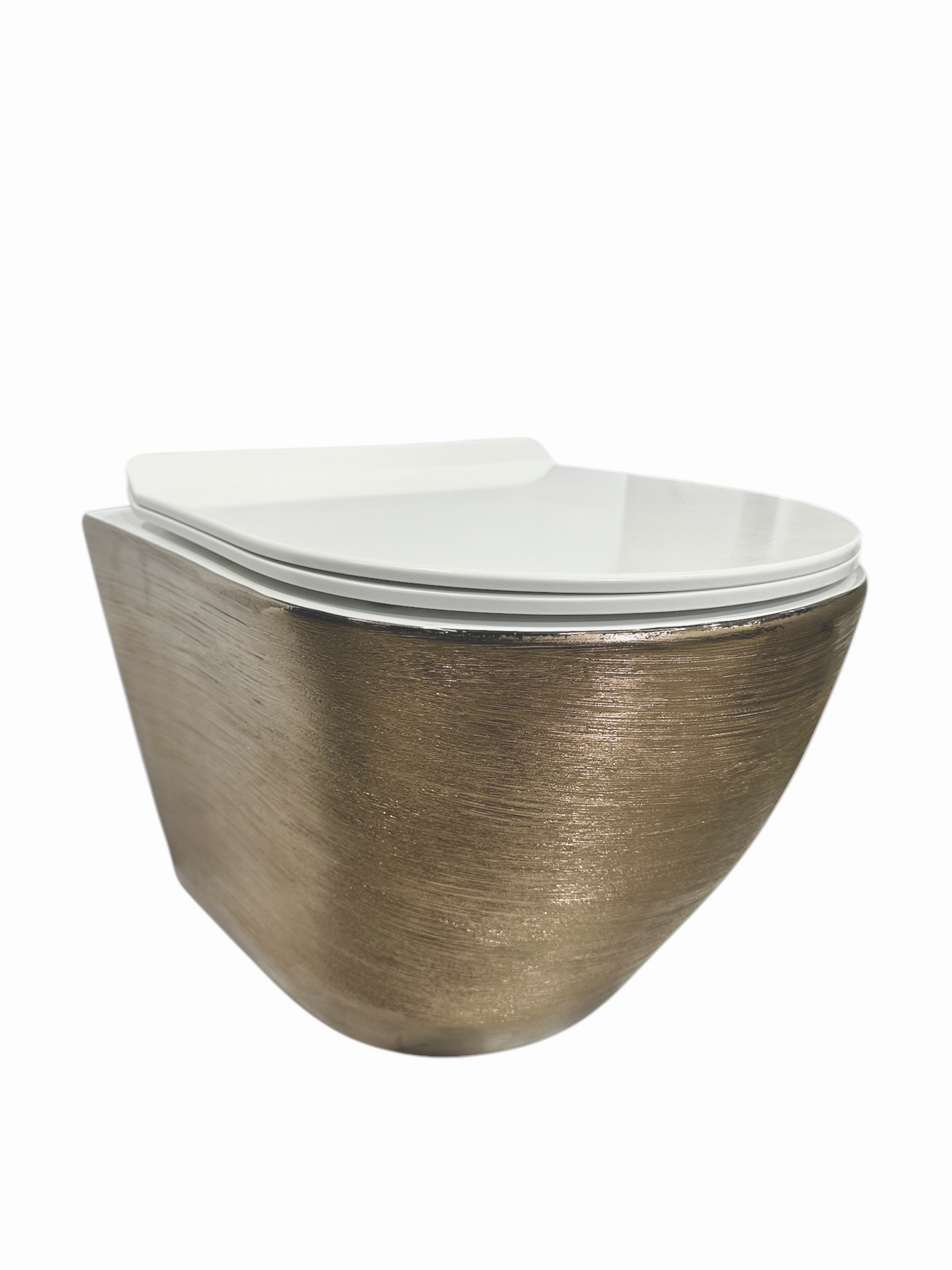 Wall Hang Ceramics Commode Textured-COPPER