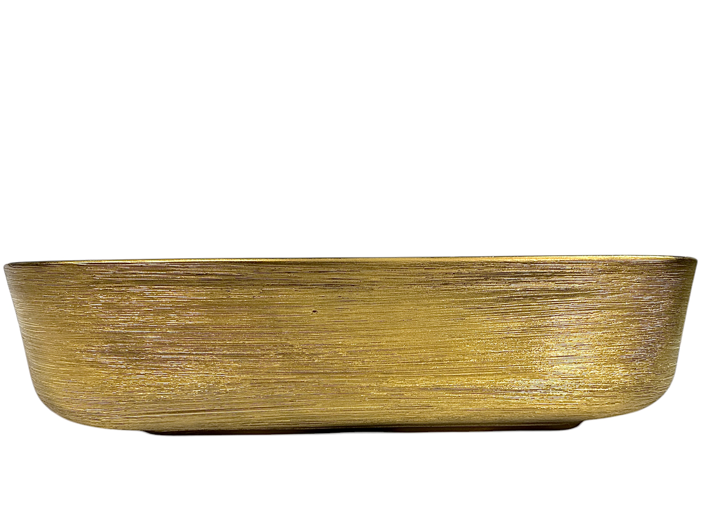 Vanity Bowl Ceramic Textured-COPPER